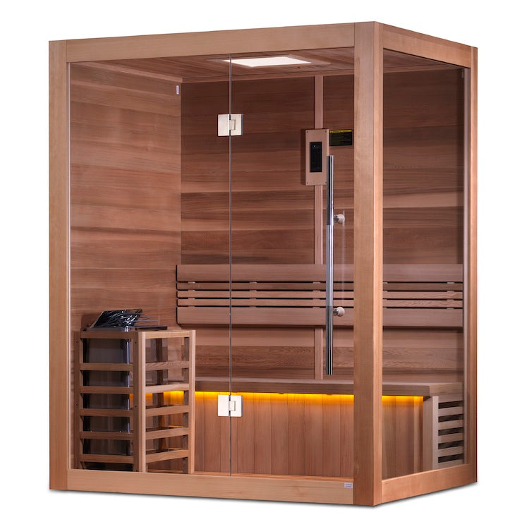 Golden Designs Sauna "Hanko Edition" 2 Person Indoor Traditional Steam.
