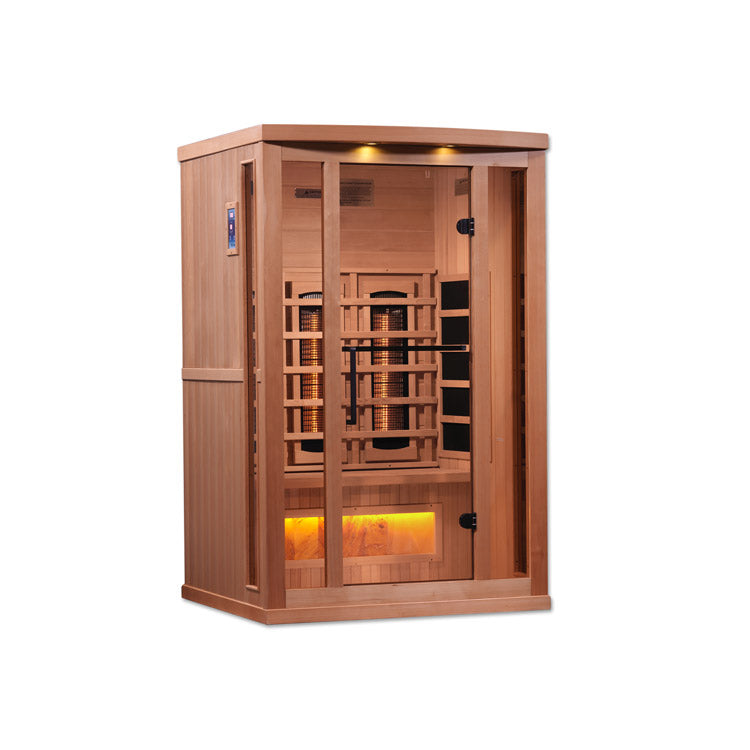 Golden Designs 2-Person sauna - Full Spectrum infrared sauna.