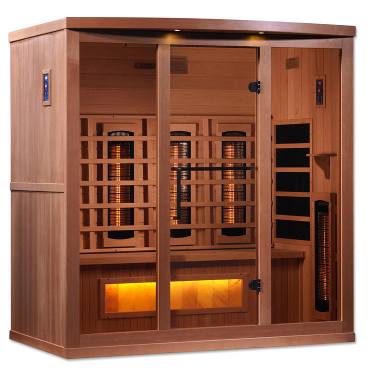 Golden Designs Sauna 4-Person Full Spectrum Near Zero EMF Infrared.