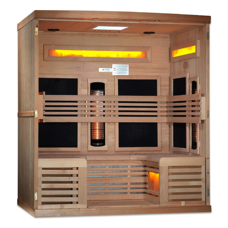 Golden Designs Sauna 6-Person Full Spectrum FAR Infrared Sauna.
