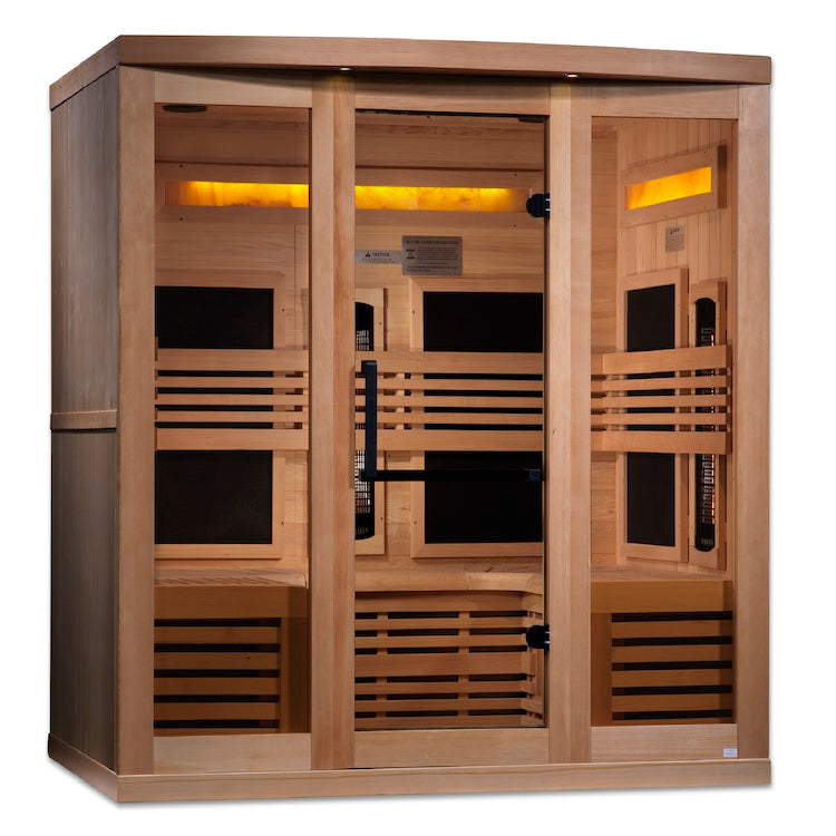 Golden Designs Sauna 6-Person Full Spectrum FAR Infrared Sauna.