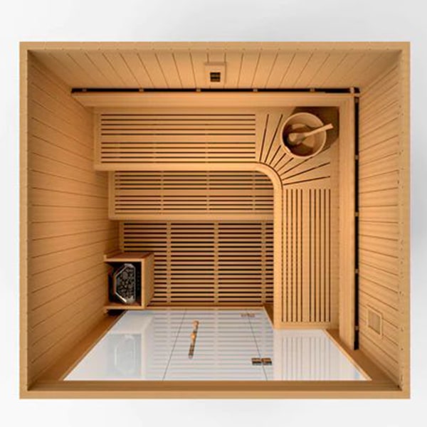 Golden Designs Osla Edition 6 Person Traditional Steam Sauna.
