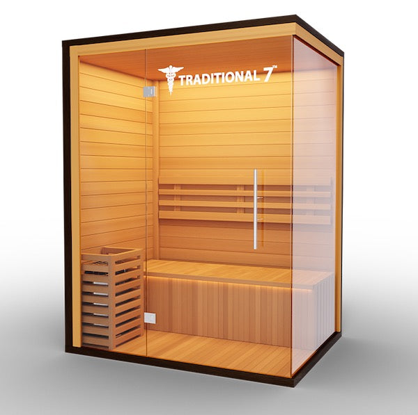 Description: Experience the health benefits of our Medical 7 Traditional Sauna.