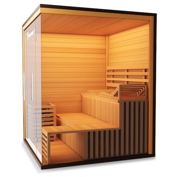 A Medical 9 Plus Traditional Sauna from the brand Medical Sauna with health benefits.