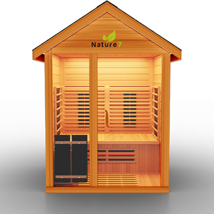 medical nature 7 outdoor infrared sauna.