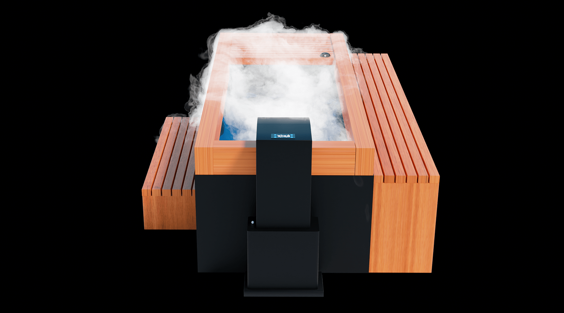 Medical Breakthrough - Frozen 9 Cold Plunge - Bar Counter & Heavy Duty Step / Essential Oil Infuser & Steam Generator