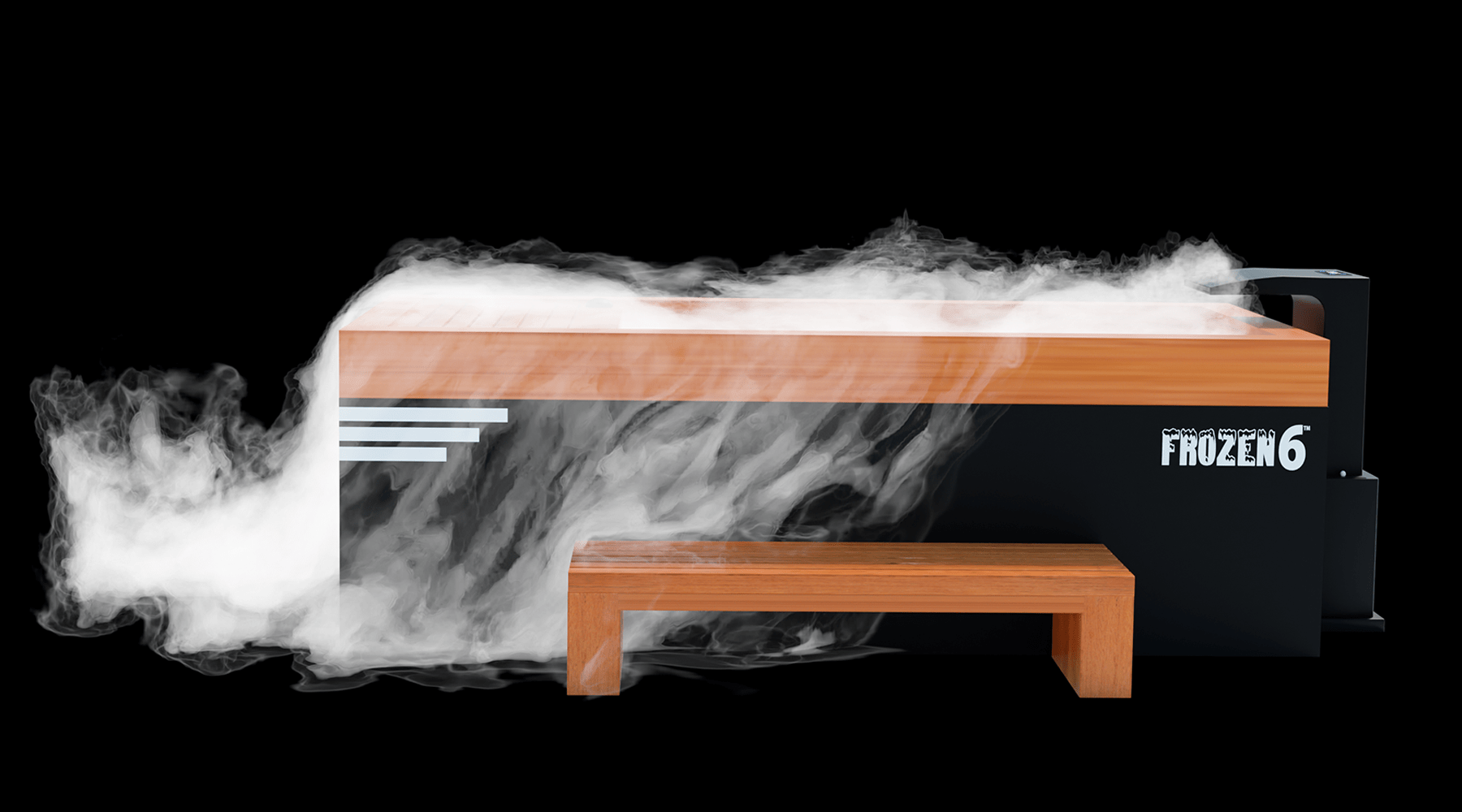 Medical Breakthrough - Frozen 6 Cold Plunge - Bar Counter & Heavy Duty Step / Essential Oil Infuser & Steam Generator