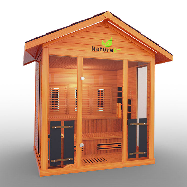 Medical Nature 8 Plus Outdoor Infrared Sauna.